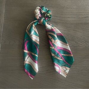 Silk hair scrunchie